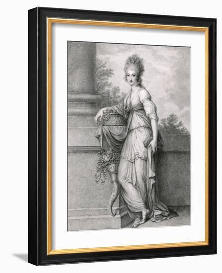 Harriet Lady Bulkeley-Richard Cosway-Framed Art Print