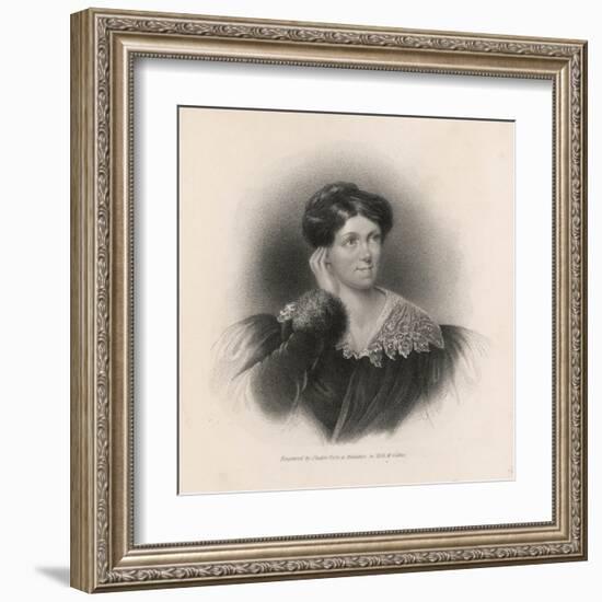 Harriet Martineau Writer and Social Commentator-null-Framed Art Print