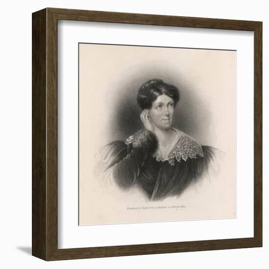 Harriet Martineau Writer and Social Commentator-null-Framed Art Print