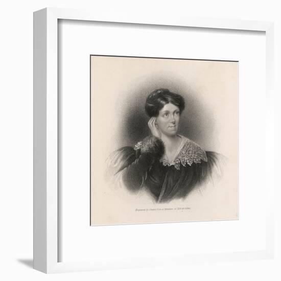 Harriet Martineau Writer and Social Commentator-null-Framed Art Print