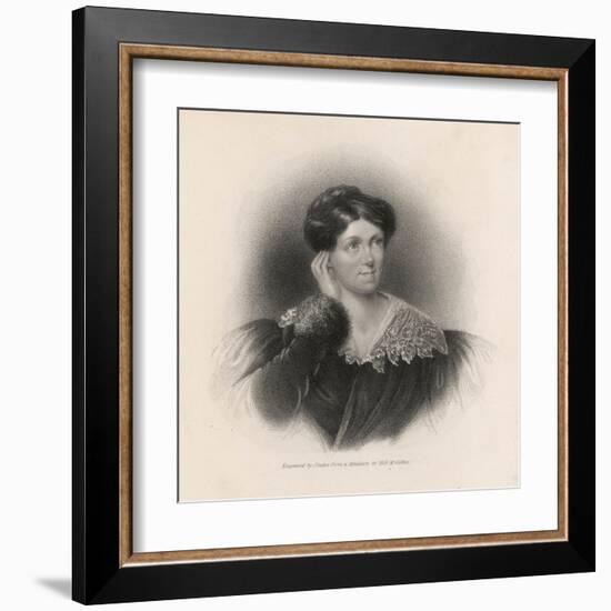 Harriet Martineau Writer and Social Commentator-null-Framed Art Print