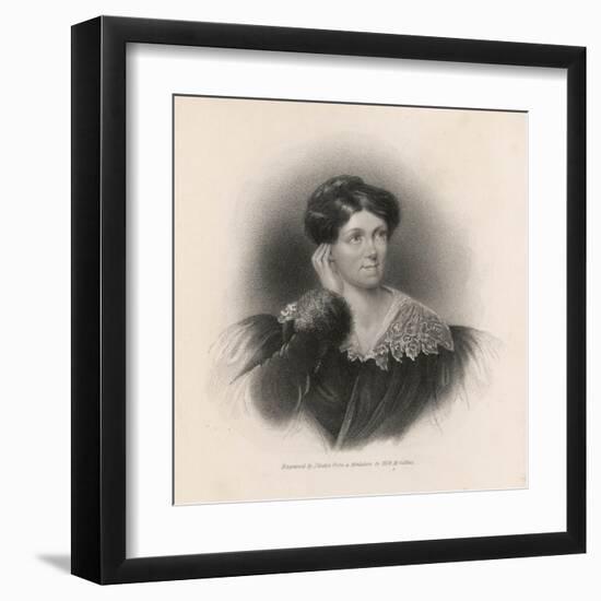 Harriet Martineau Writer and Social Commentator-null-Framed Art Print