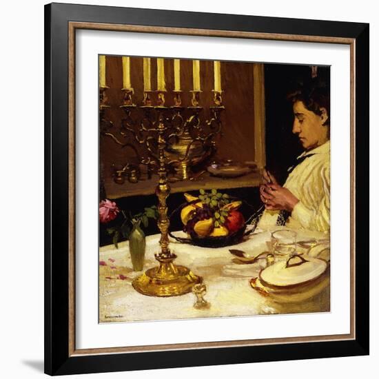 Harriet R, 1910-1915 (Oil on Canvas)-Rutherford Boyd-Framed Giclee Print