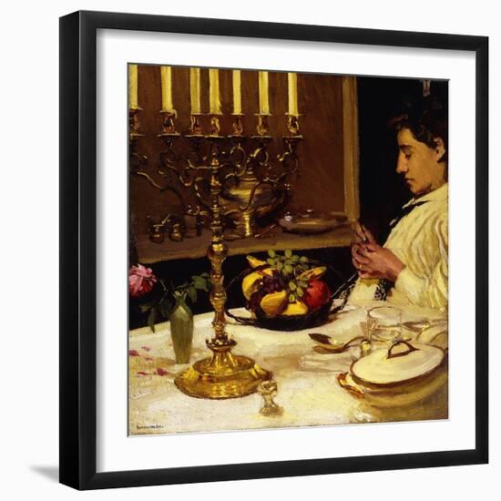 Harriet R, 1910-1915 (Oil on Canvas)-Rutherford Boyd-Framed Giclee Print