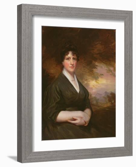 Harriet Scott of Harden, 1795-Sir Henry Raeburn-Framed Giclee Print