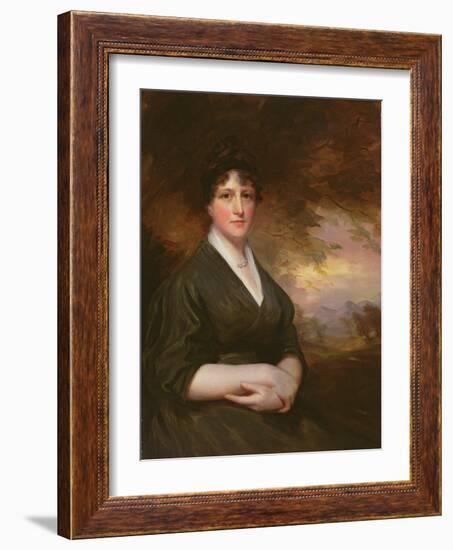 Harriet Scott of Harden, 1795-Sir Henry Raeburn-Framed Giclee Print