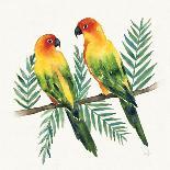 Tropical Fun Bird I Leaves-Harriet Sussman-Art Print