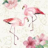 Tropical Fun Bird III-Harriet Sussman-Framed Stretched Canvas