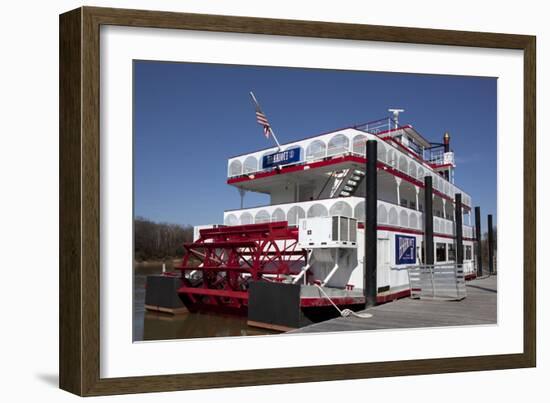 Harriott II Riverboat In Montgomery, Alabama-Carol Highsmith-Framed Art Print