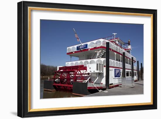 Harriott II Riverboat In Montgomery, Alabama-Carol Highsmith-Framed Art Print