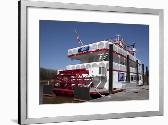 Harriott II Riverboat In Montgomery, Alabama-Carol Highsmith-Framed Art Print