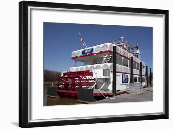 Harriott II Riverboat In Montgomery, Alabama-Carol Highsmith-Framed Art Print