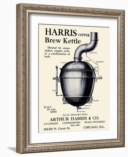 Harris Copper Brew Kettle-null-Framed Art Print