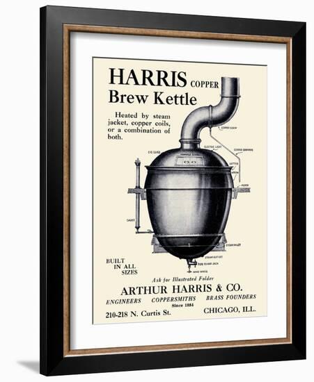 Harris Copper Brew Kettle-null-Framed Art Print