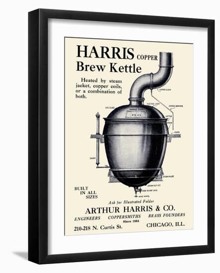 Harris Copper Brew Kettle-null-Framed Art Print