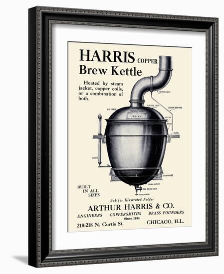 Harris Copper Brew Kettle-null-Framed Art Print