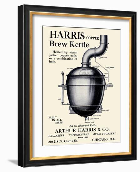 Harris Copper Brew Kettle-null-Framed Art Print