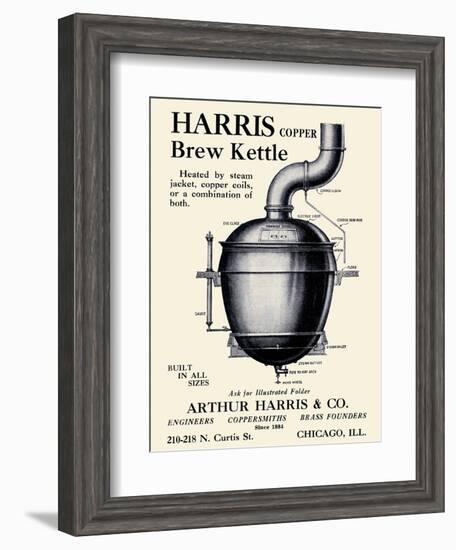 Harris Copper Brew Kettle-null-Framed Art Print