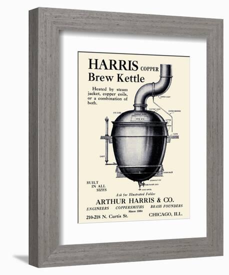 Harris Copper Brew Kettle-null-Framed Art Print