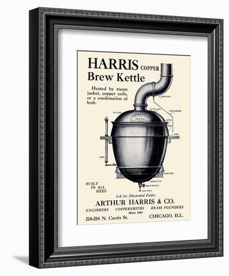 Harris Copper Brew Kettle-null-Framed Art Print