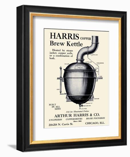 Harris Copper Brew Kettle-null-Framed Art Print