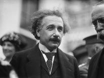 Albert Einstein in Washington, c.1922-Harris & Ewing-Framed Photographic Print