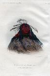 Muck-A-Tah-Mish-O-Kah-Kaik, the Black Hawk, a Sac Chief, 1848-Harris-Framed Giclee Print