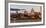 HARRISBURG, PENNSYLVANIA, City skyline and State Capitol shot at dusk from Susquehanna River-null-Framed Photographic Print