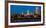 HARRISBURG, PENNSYLVANIA, City skyline and State Capitol shot at dusk from Susquehanna River-null-Framed Photographic Print