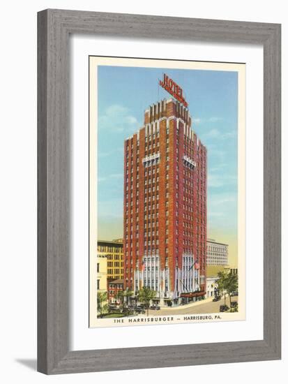Harrisburger Hotel-null-Framed Art Print