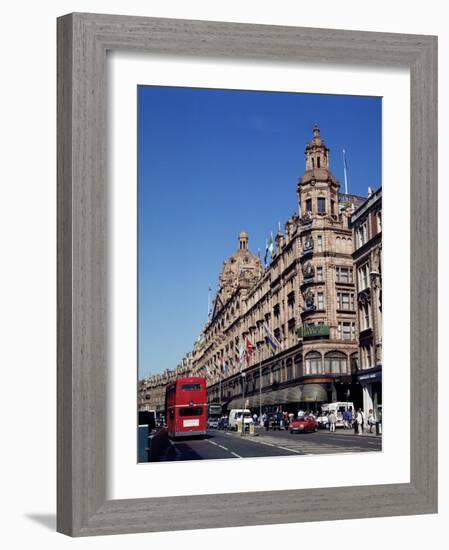 Harrods, Knightsbridge, London, England, United Kingdom-Adina Tovy-Framed Photographic Print