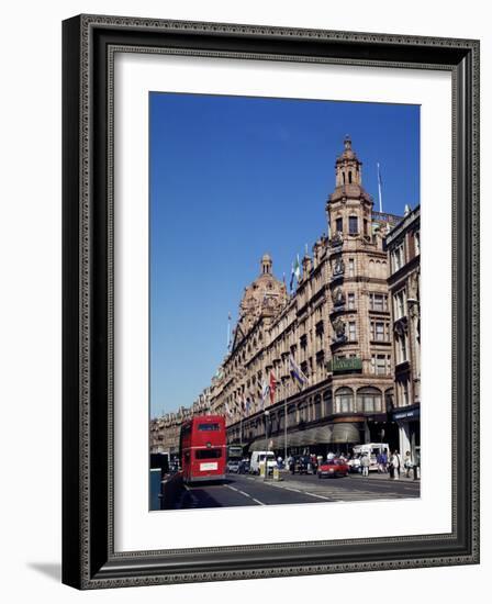 Harrods, Knightsbridge, London, England, United Kingdom-Adina Tovy-Framed Photographic Print