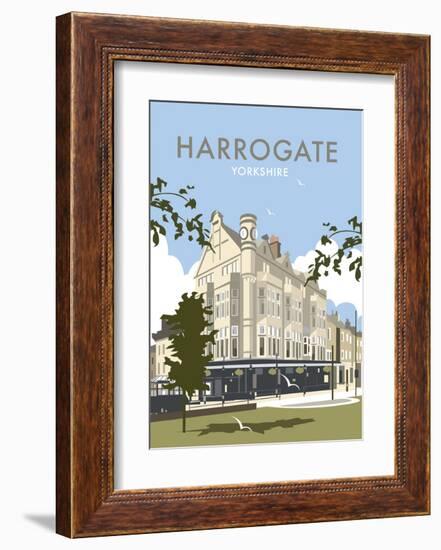 Harrogate - Dave Thompson Contemporary Travel Print-Dave Thompson-Framed Art Print