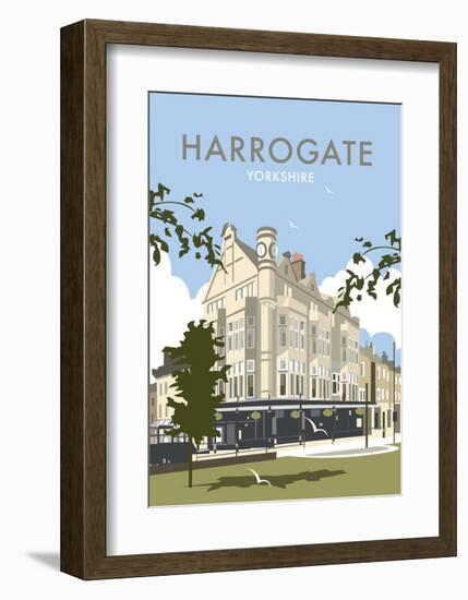 Harrogate - Dave Thompson Contemporary Travel Print-Dave Thompson-Framed Art Print