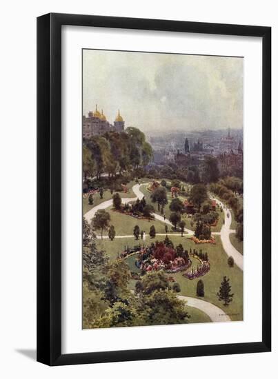 Harrogate Gardens-Ernest W Haslehust-Framed Art Print