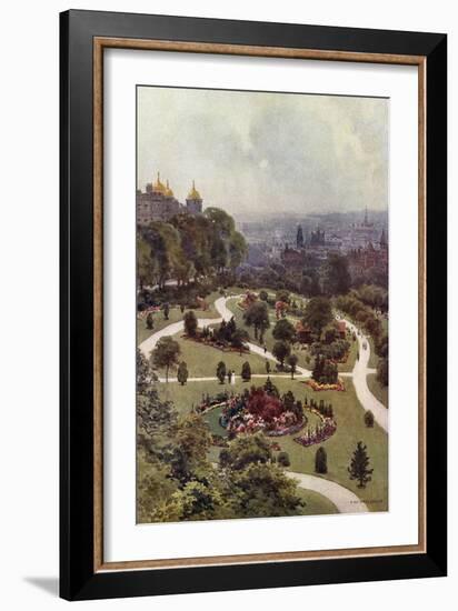 Harrogate Gardens-Ernest W Haslehust-Framed Art Print