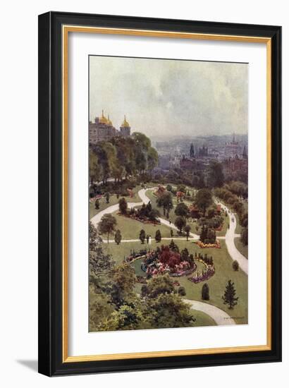 Harrogate Gardens-Ernest W Haslehust-Framed Art Print