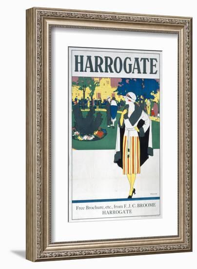Harrogate Lady-null-Framed Art Print
