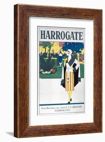 Harrogate Lady-null-Framed Art Print