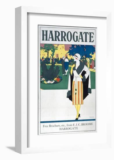 Harrogate Lady-null-Framed Art Print