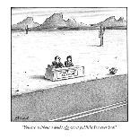 "Yes, I came back. I always come back." - New Yorker Cartoon-Harry Bliss-Premium Giclee Print