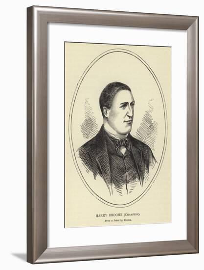 Harry Broome, Champion, from a Print by Moore-null-Framed Giclee Print