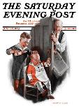 "Bald Baby," Saturday Evening Post Cover, June 20, 1925-Harry C. Edwards-Giclee Print