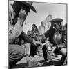 Harry Goulding Testing Ore for Uranium with a Gieger Counter-Loomis Dean-Mounted Photographic Print