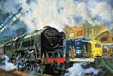 Evening Star, the Last Steam Locomotive and the New Diesel-Electric Deltic-Harry Green-Premier Image Canvas
