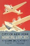 City of New York Municipal Airports-Harry Herzog-Framed Stretched Canvas