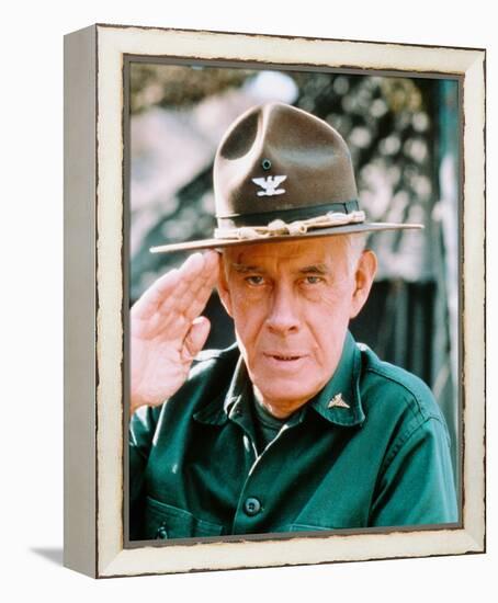 Harry Morgan, M*A*S*H-null-Framed Stretched Canvas