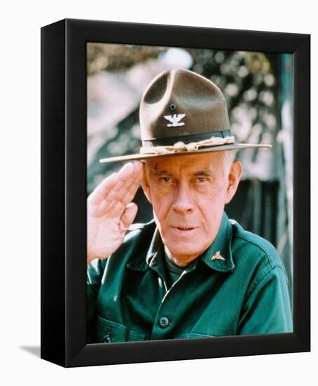 Harry Morgan, M*A*S*H-null-Framed Stretched Canvas