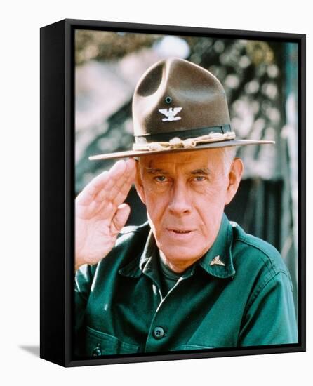 Harry Morgan, M*A*S*H-null-Framed Stretched Canvas