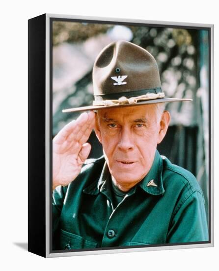 Harry Morgan, M*A*S*H-null-Framed Stretched Canvas